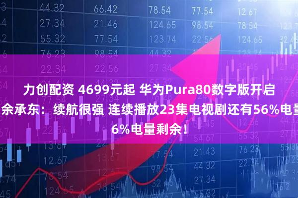 力创配资 4699元起 华为Pura80数字版开启预售!余承东:续航很强 连续播放23集电视剧还有56%电量剩余!